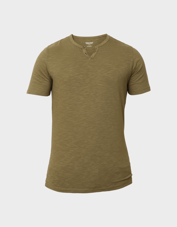 JJESPLIT NECK TEE SS NOOS