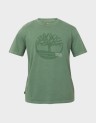 GARMENT DYE LOGO GRAPHIC TEE