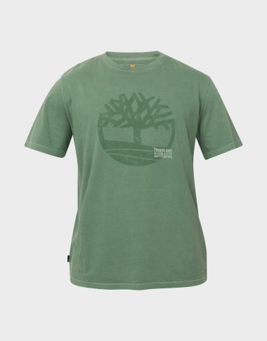 GARMENT DYE LOGO GRAPHIC TEE