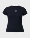 SLIM BADGE RIB TEE