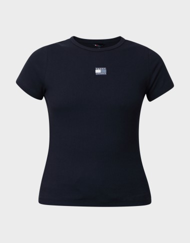 SLIM BADGE RIB TEE