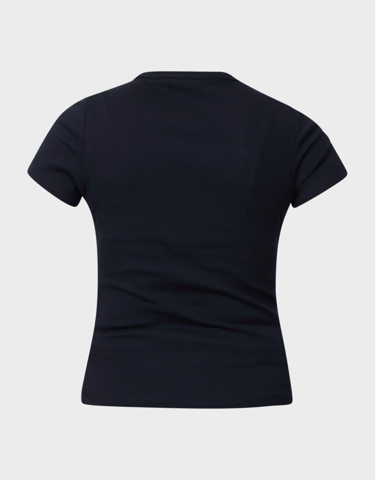 SLIM BADGE RIB TEE
