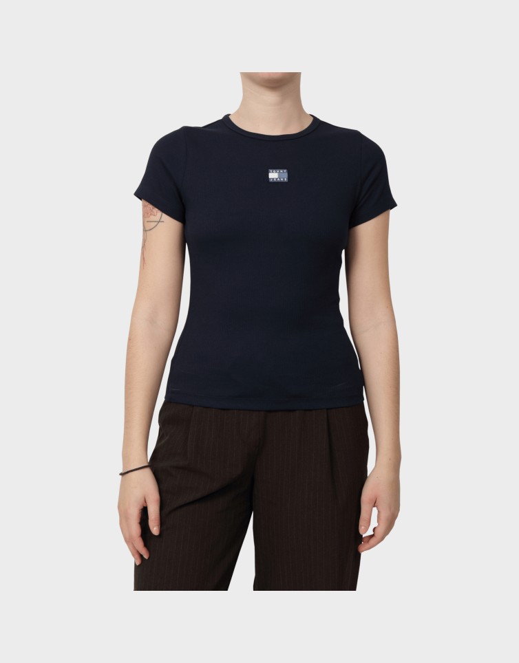 SLIM BADGE RIB TEE