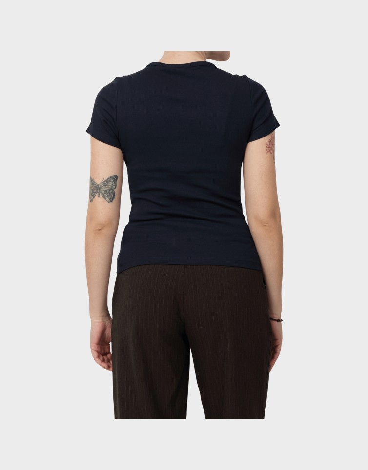 SLIM BADGE RIB TEE
