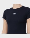 SLIM BADGE RIB TEE