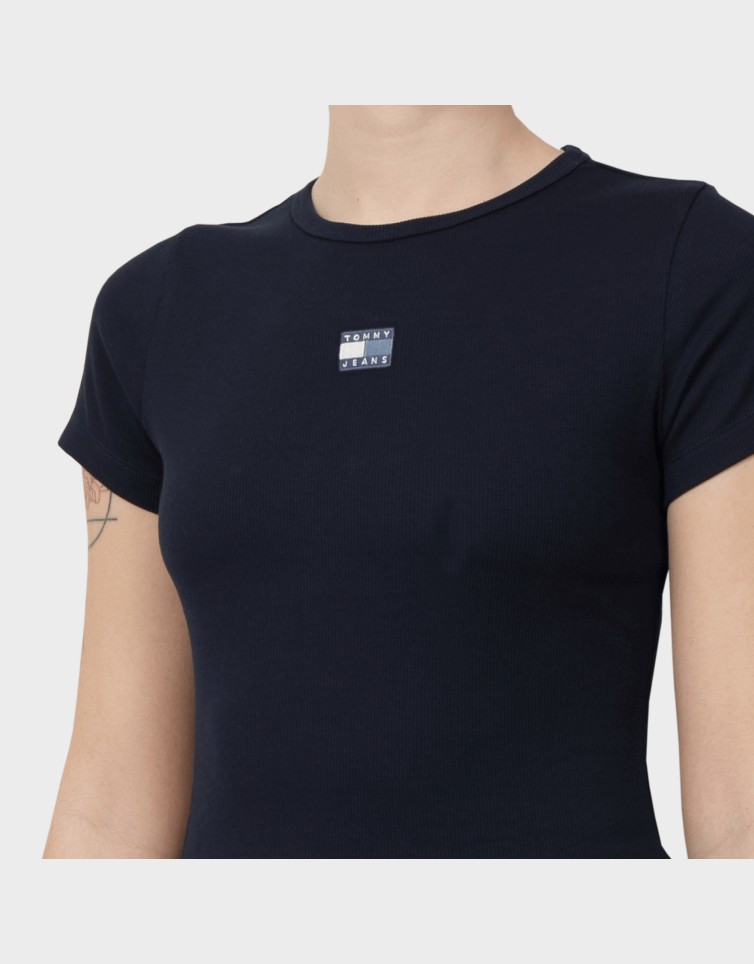 SLIM BADGE RIB TEE