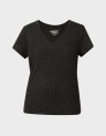 D1 STUDIOS SLUB EMB VEE TEE