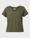 D1 STUDIOS SLUB EMB VEE TEE