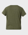 D1 STUDIOS SLUB EMB VEE TEE