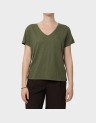 D1 STUDIOS SLUB EMB VEE TEE