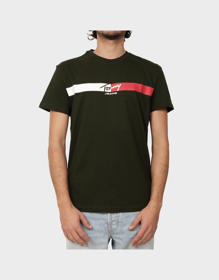 REG SIGNATURE STRIPE T EXT