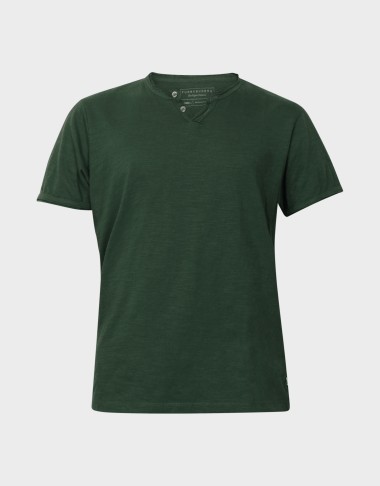 BASIC BUTTON TEE