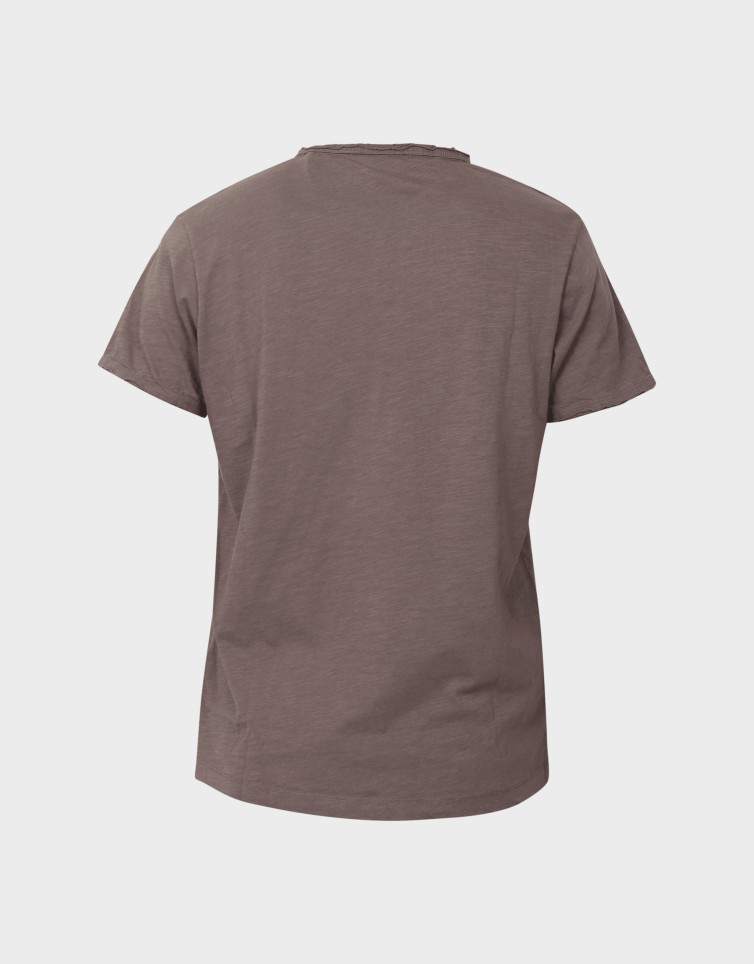 BASIC BUTTON TEE