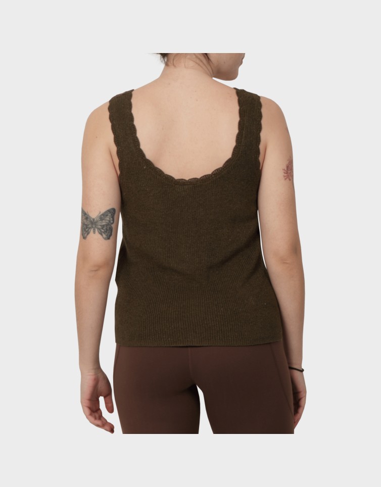 LEXIE SHINE SL U-NECK TOP
