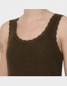LEXIE SHINE SL U-NECK TOP