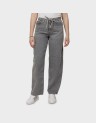 ESTELLE HR BARREL DENIM BELT JEANS