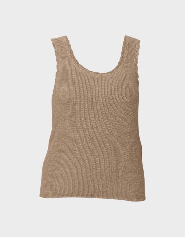 LEXIE SHINE SL U-NECK TOP