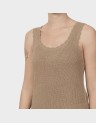 LEXIE SHINE SL U-NECK TOP