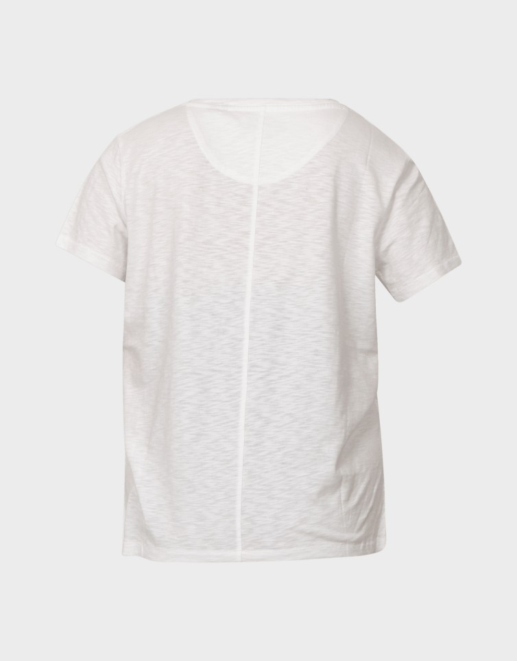 D1 STUDIOS SLUB EMB VEE TEE