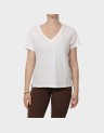 D1 STUDIOS SLUB EMB VEE TEE