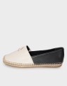 LOGO LEATHER ESPADRILLE
