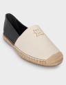 LOGO LEATHER ESPADRILLE