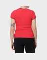 SLIM BADGE V-NECK TEE