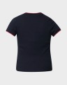 SLIM BADGE V-NECK TEE