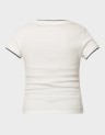 SLIM BADGE V-NECK TEE