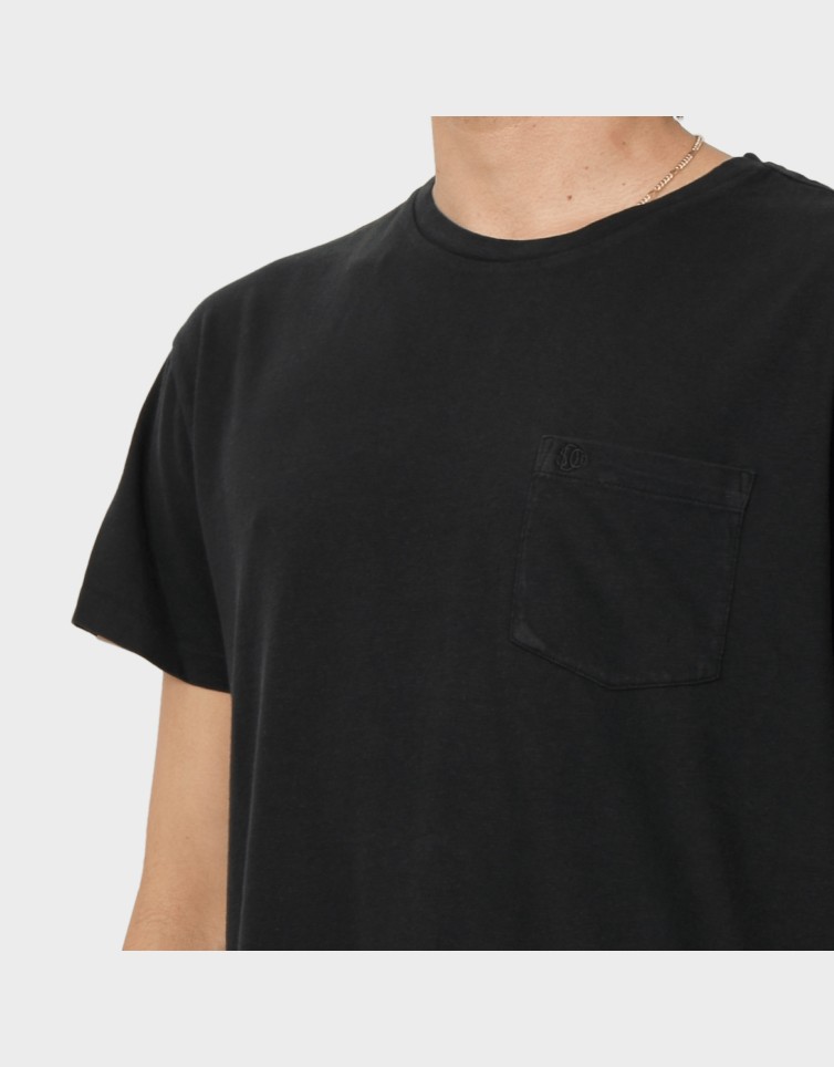 D1 COTTON CLASSIC LINEN PKT TEE