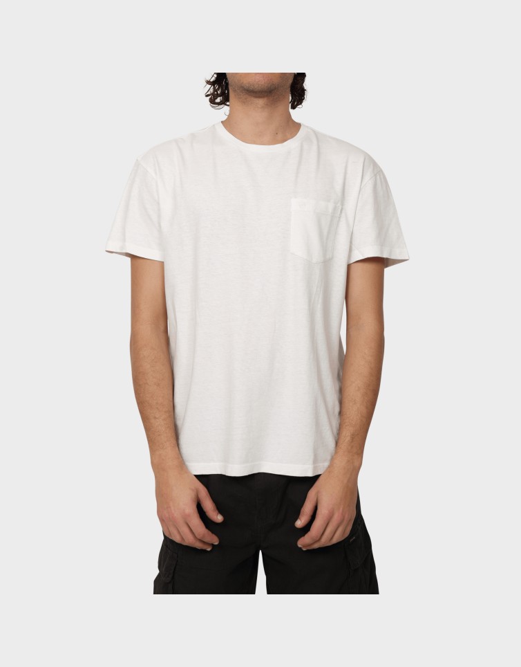 D1 COTTON CLASSIC LINEN PKT TEE