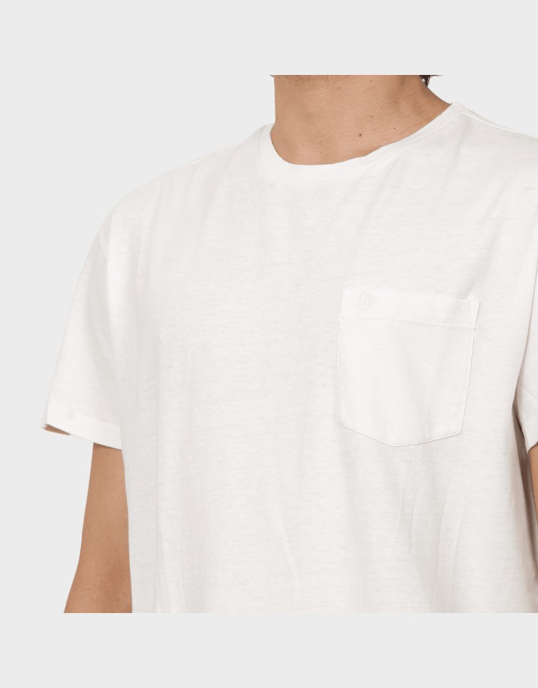 D1 COTTON CLASSIC LINEN PKT TEE