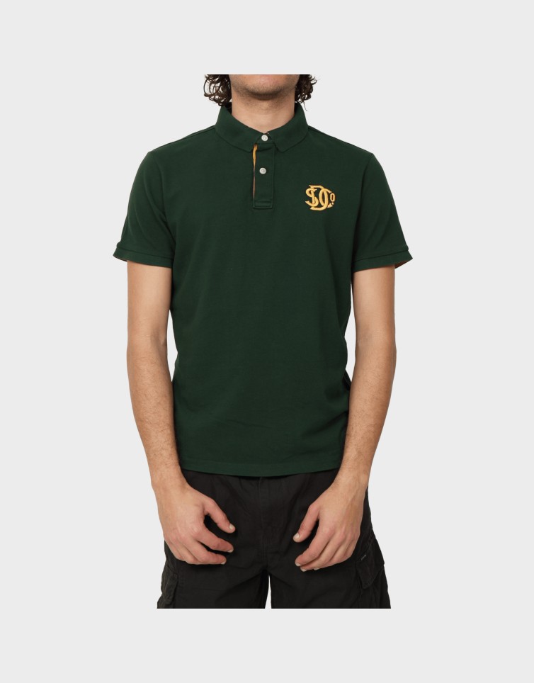 D2 PIQUE MONOGRAM POLO