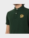 D2 PIQUE MONOGRAM POLO