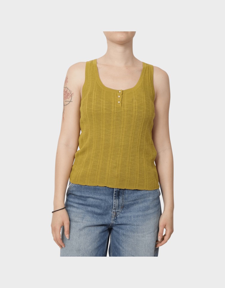PEACH SL U-NECK TOP