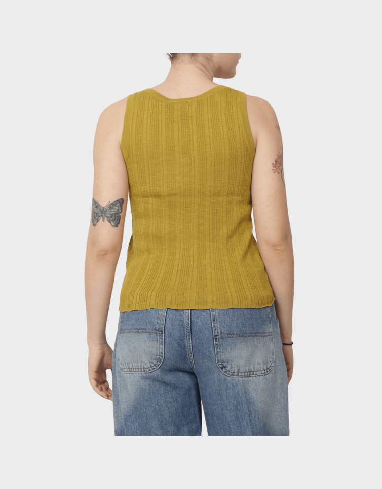 PEACH SL U-NECK TOP