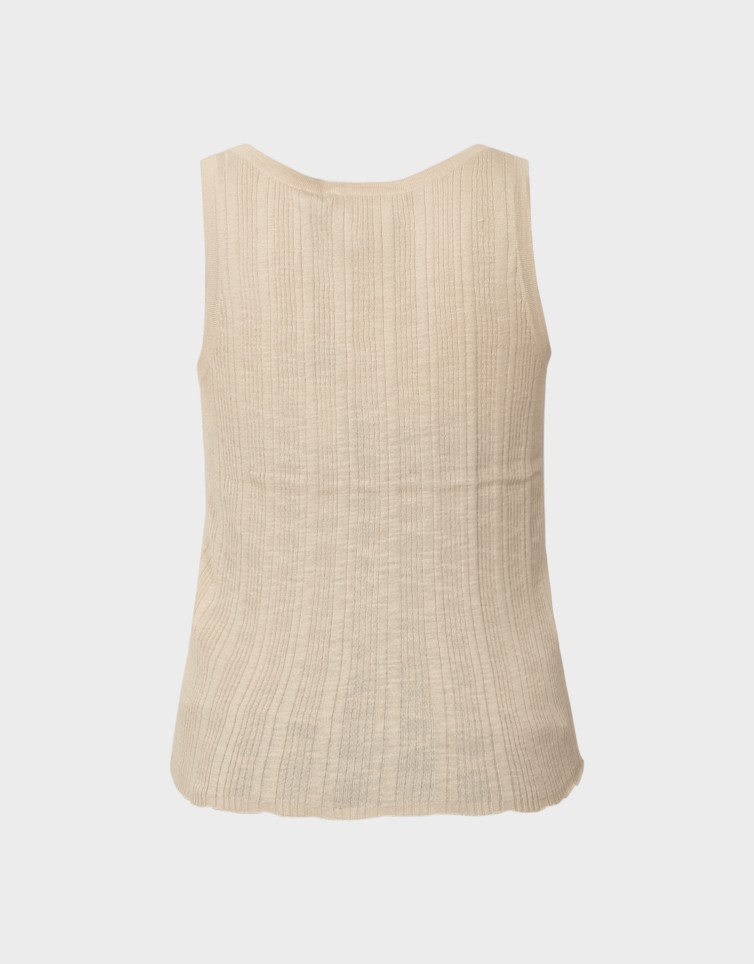 PEACH SL U-NECK TOP