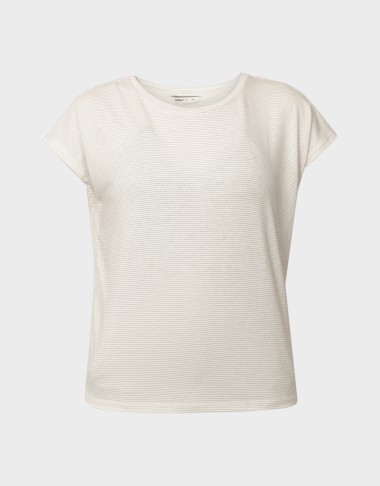 CLAUDIA LIFE S/S GLITTER TOP
