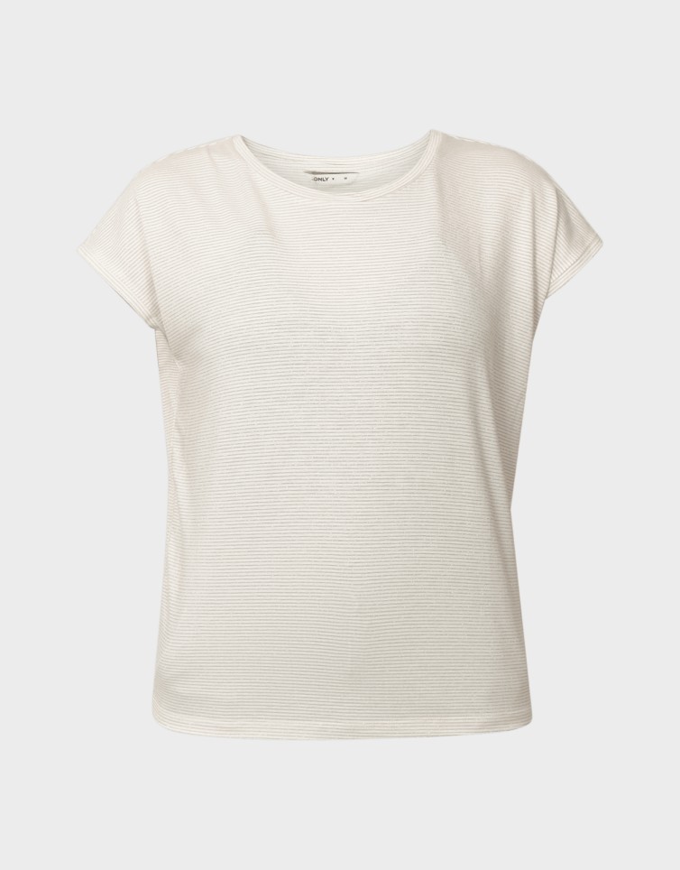 CLAUDIA LIFE S/S GLITTER TOP