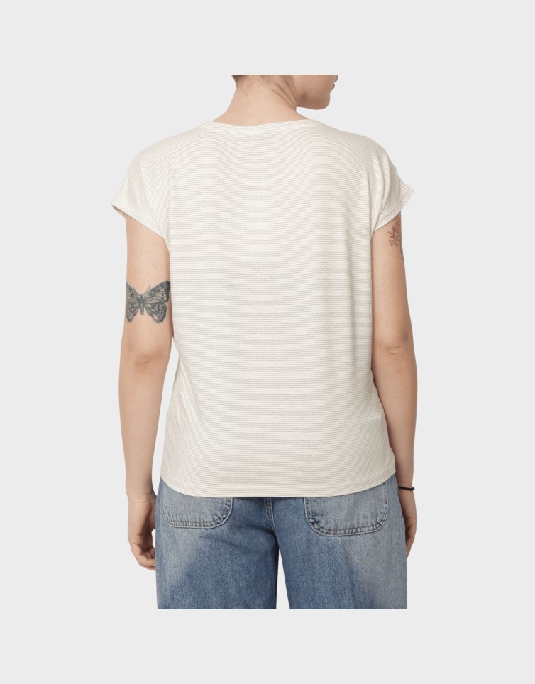 CLAUDIA LIFE S/S GLITTER TOP