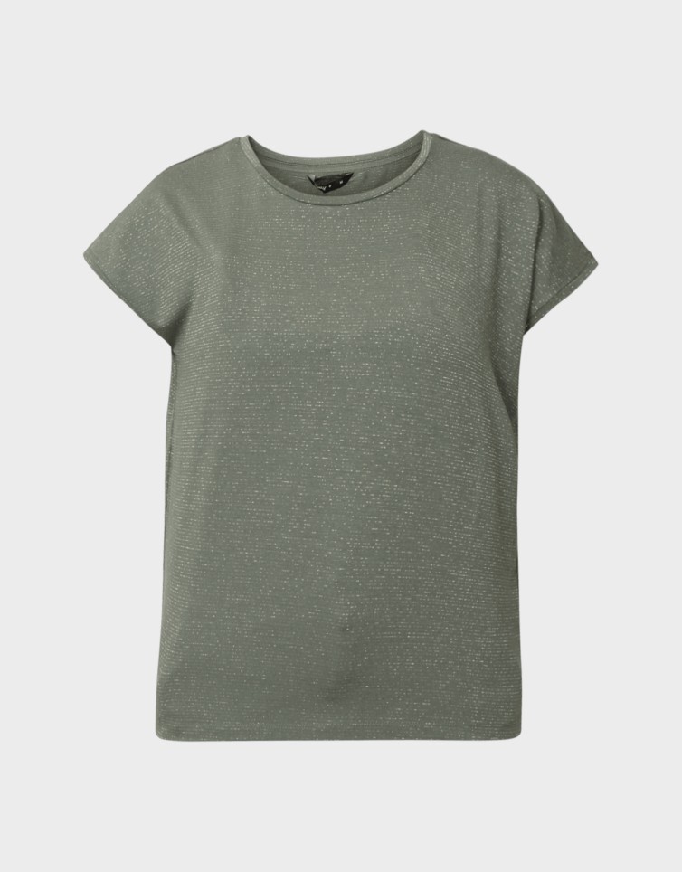 CLAUDIA LIFE S/S GLITTER TOP