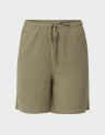 SIESTA MW PULL-UP LIN BL SHORTS