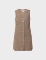SIESTA LIN BL SL SHORT DRESS