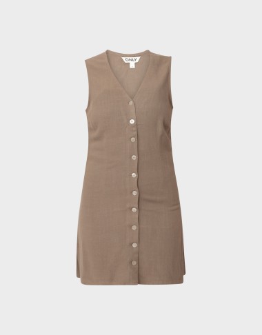 SIESTA LIN BL SL SHORT DRESS