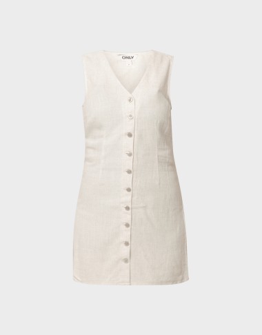 SIESTA LIN BL SL SHORT DRESS