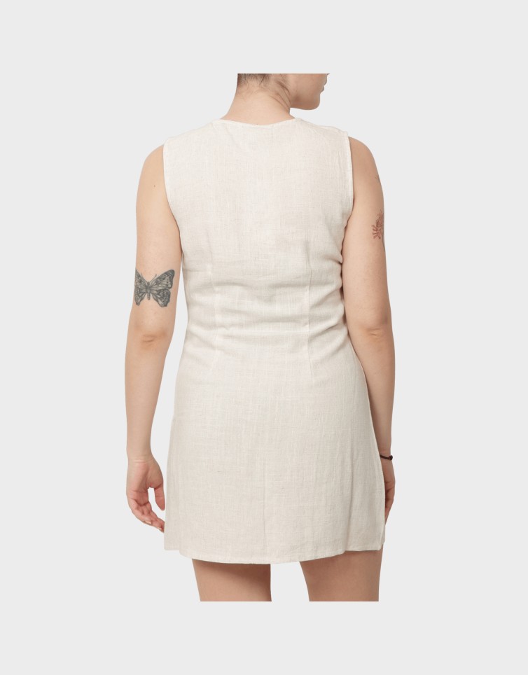 SIESTA LIN BL SL SHORT DRESS