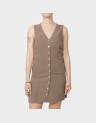 SIESTA LIN BL SL SHORT DRESS