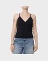 D4 OVIN ATH ESS LACE TRIM VNECK VEST