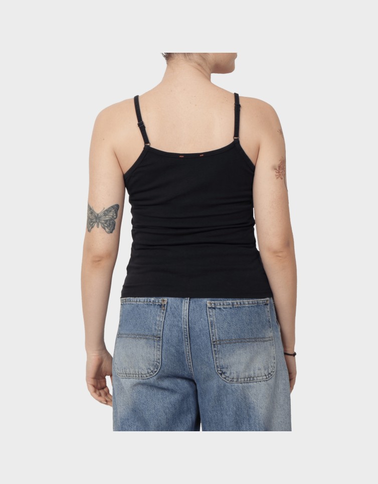 D4 OVIN ATH ESS LACE TRIM VNECK VEST