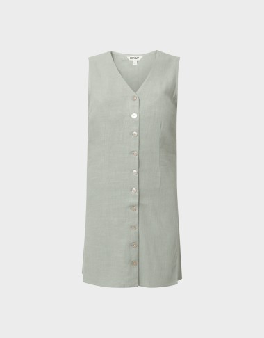 SIESTA LIN BL SL SHORT DRESS